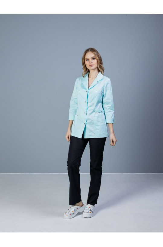 Жакет медицинский женский М 215 (бирюза, элит-145)