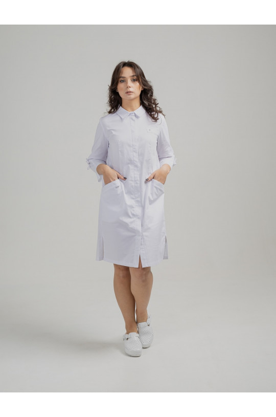 Халат медицинский женский АЕ 745 Elit (белый, экстра)