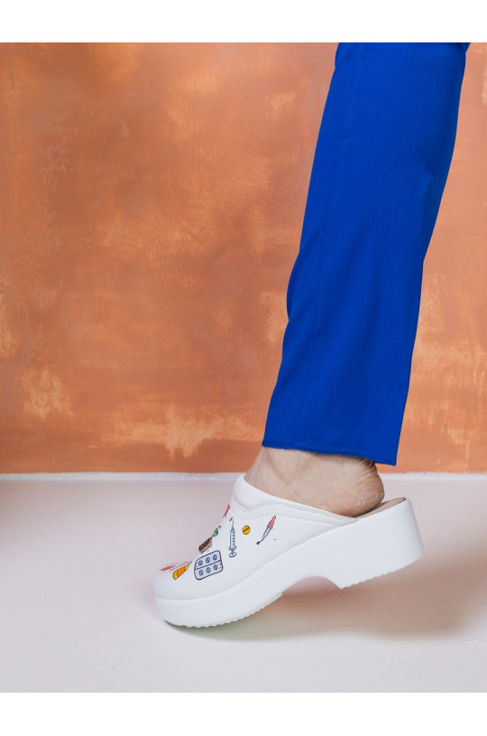 Костюм медицинский женский CORE-FLEX LYCRA (синий civit mavi, стрейч)
