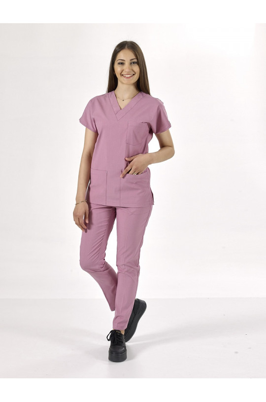 Костюм медицинский женский CORE-FLEX LYCRA (пудра pudra, стрейч)